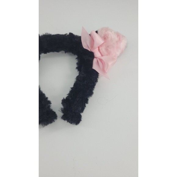 Miss Candyholic Fluffy Licorice Kitty Pink Bows Kawaii Fairy Kei Headband - Picture 4 of 5